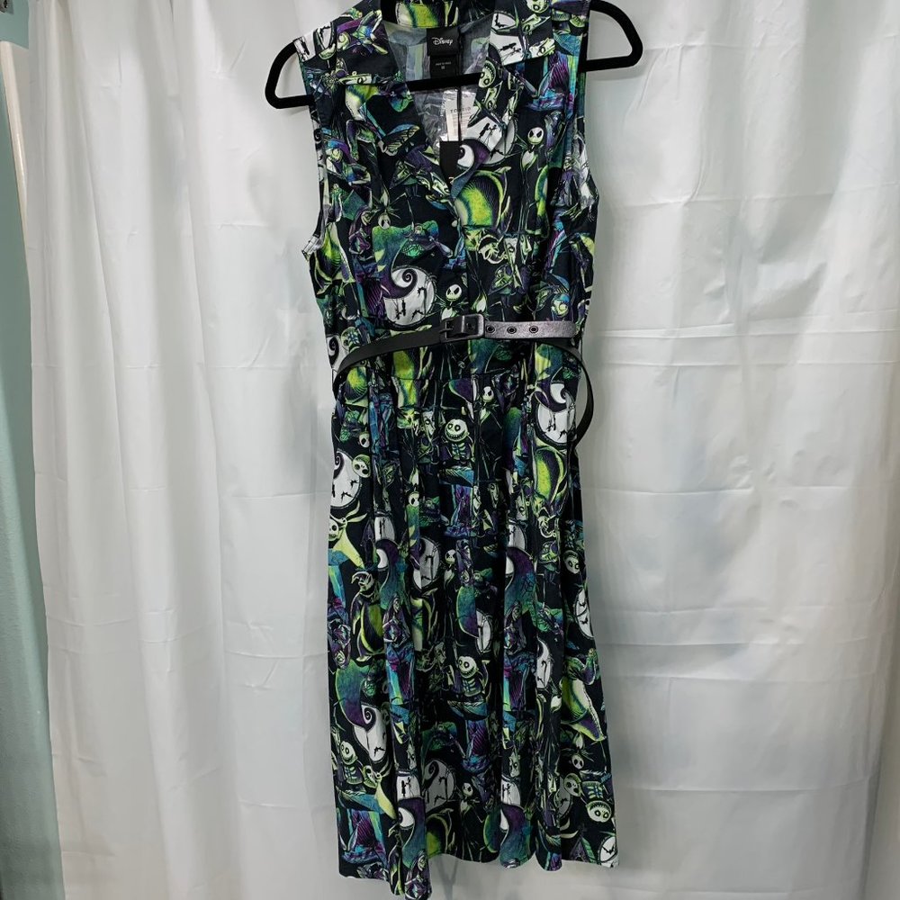 NWT Torrid Disney Nightmare Before Christmas Belted Dress